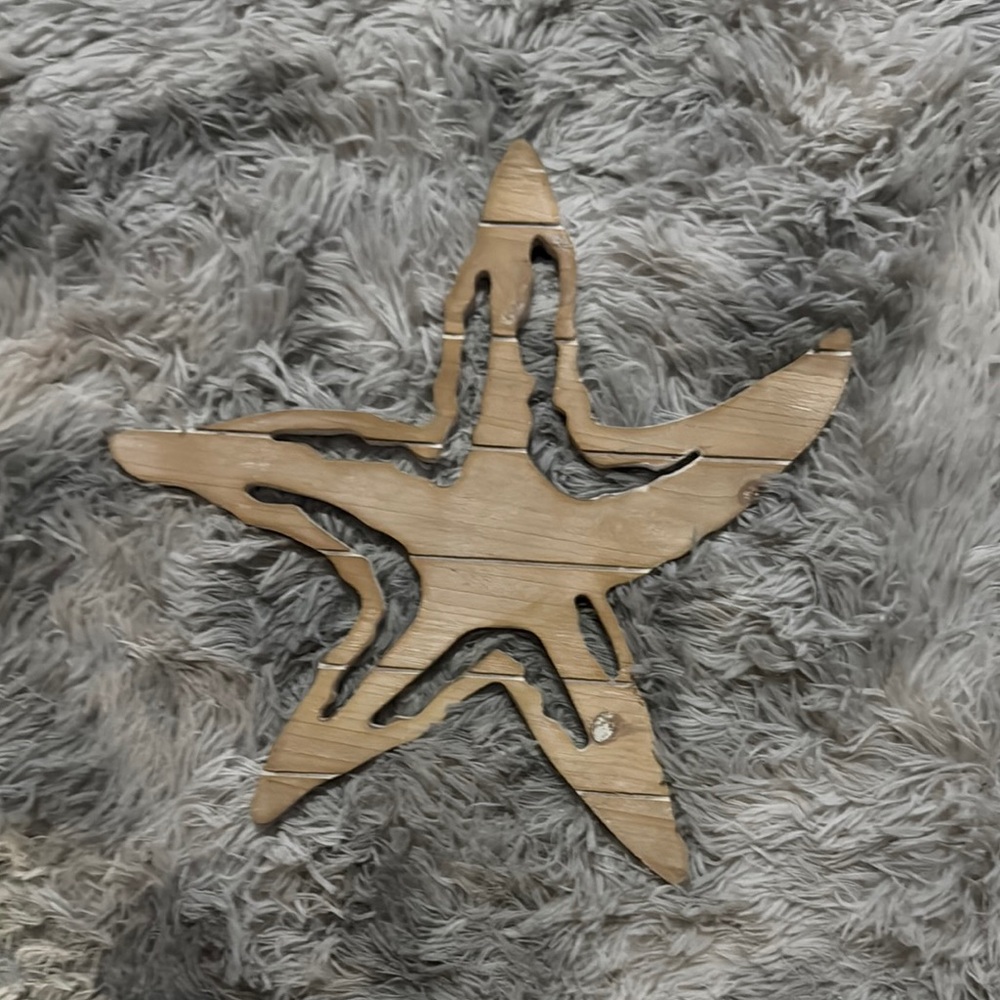 Rustic Brown Star Wall Decor